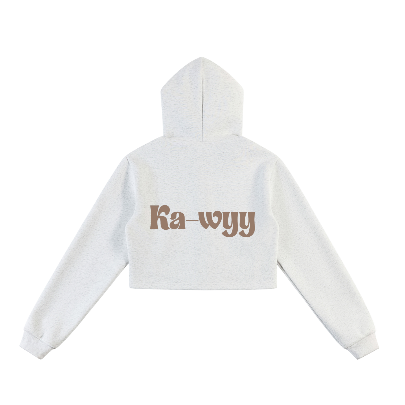 Essential Cropped Zip-Up Hoodie