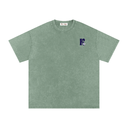 T-shirt with 'GAME OVER' text - Bean Green