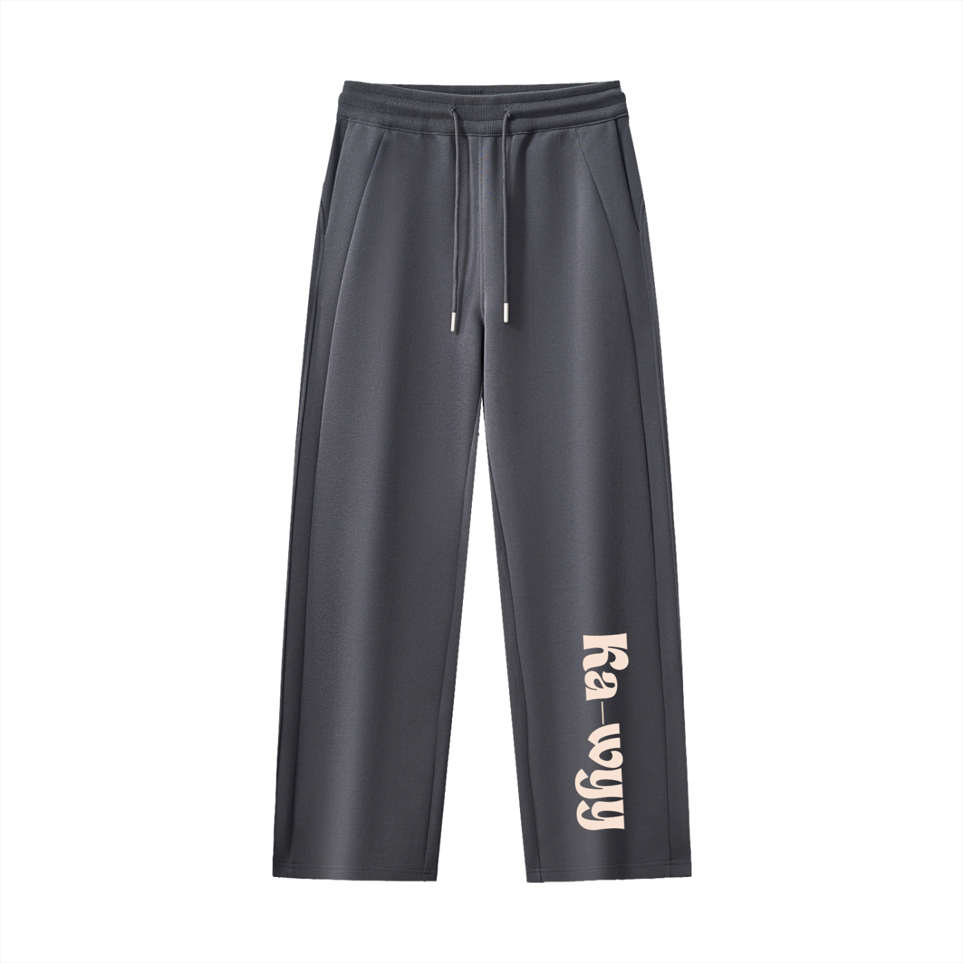 Everyday Straight-Leg Cozy Sweatpants Charcoal Gray