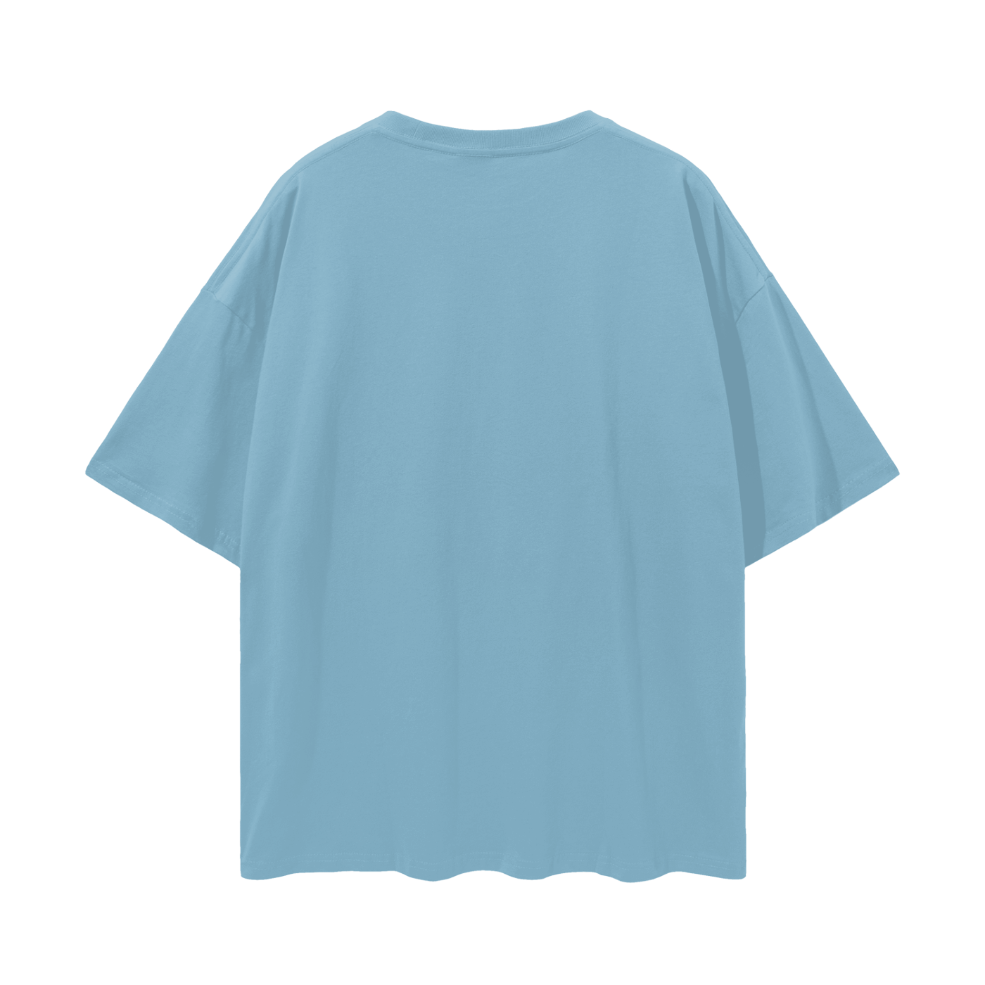 Astro Rayne - Loose Drop Shoulder T-Shirt  - Medium Blue