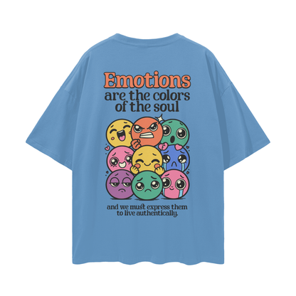 Emotions T-shirt - Medium Blue