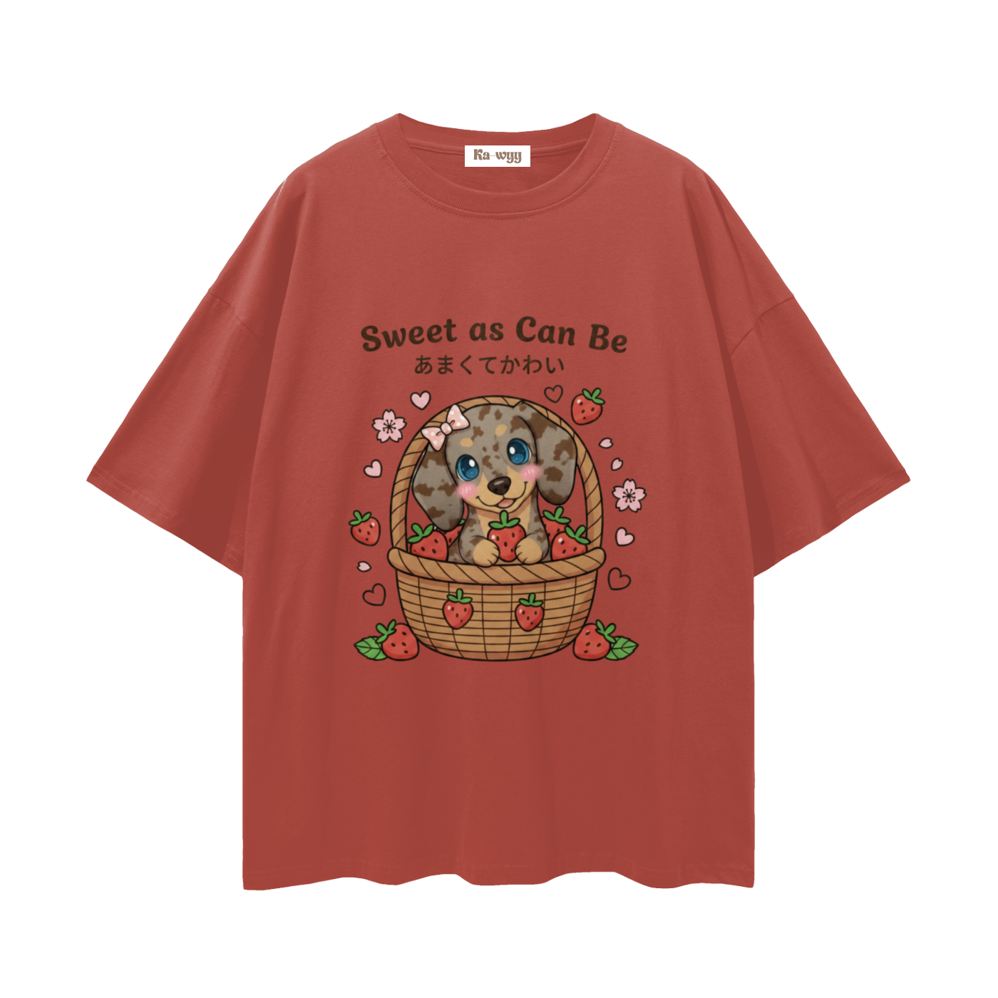 Sweet Dapple Dachshund - Loose Drop Shoulder T-Shirt