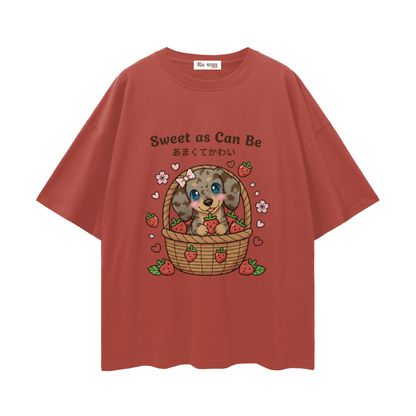 Sweet Dapple Dachshund - Loose Drop Shoulder T-Shirt
