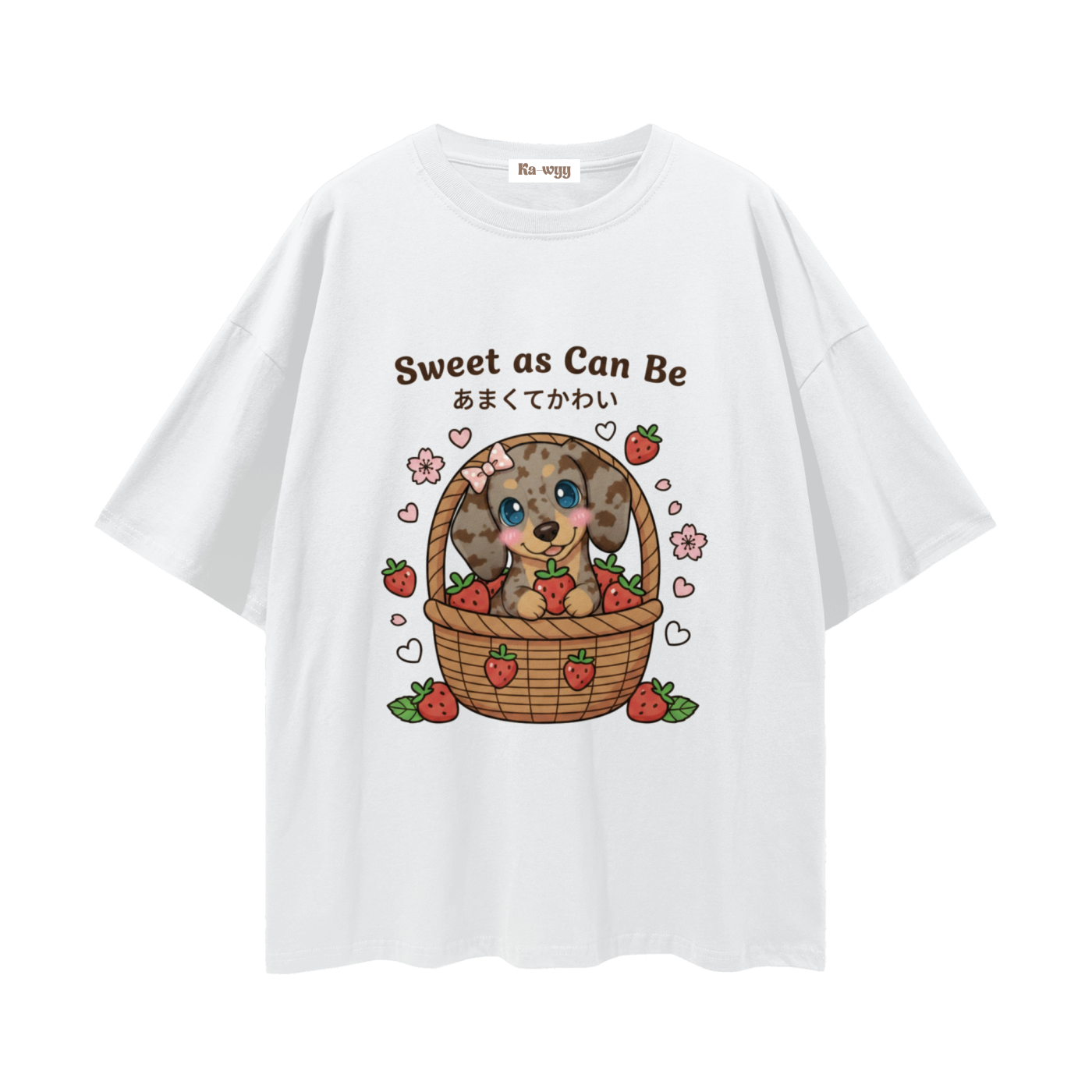 Sweet Dapple Dachshund - Loose Drop Shoulder T-Shirt