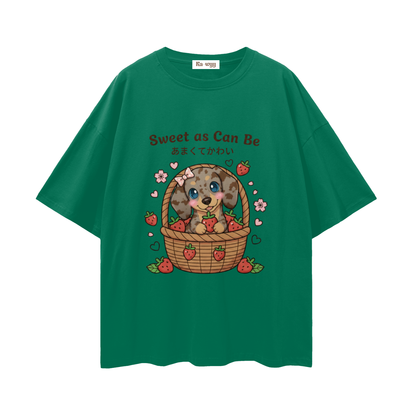 Sweet Dapple Dachshund - Loose Drop Shoulder T-Shirt