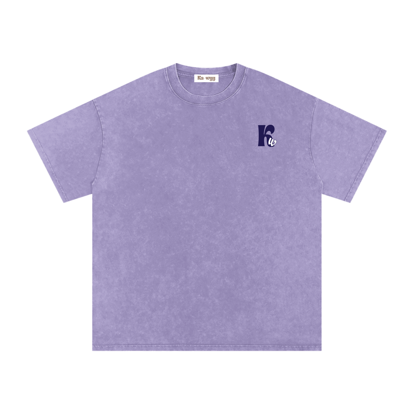 T-shirt with 'GAME OVER' text - Light Purple