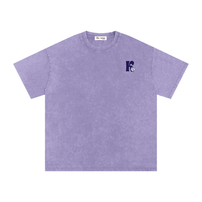 T-shirt with 'GAME OVER' text - Light Purple