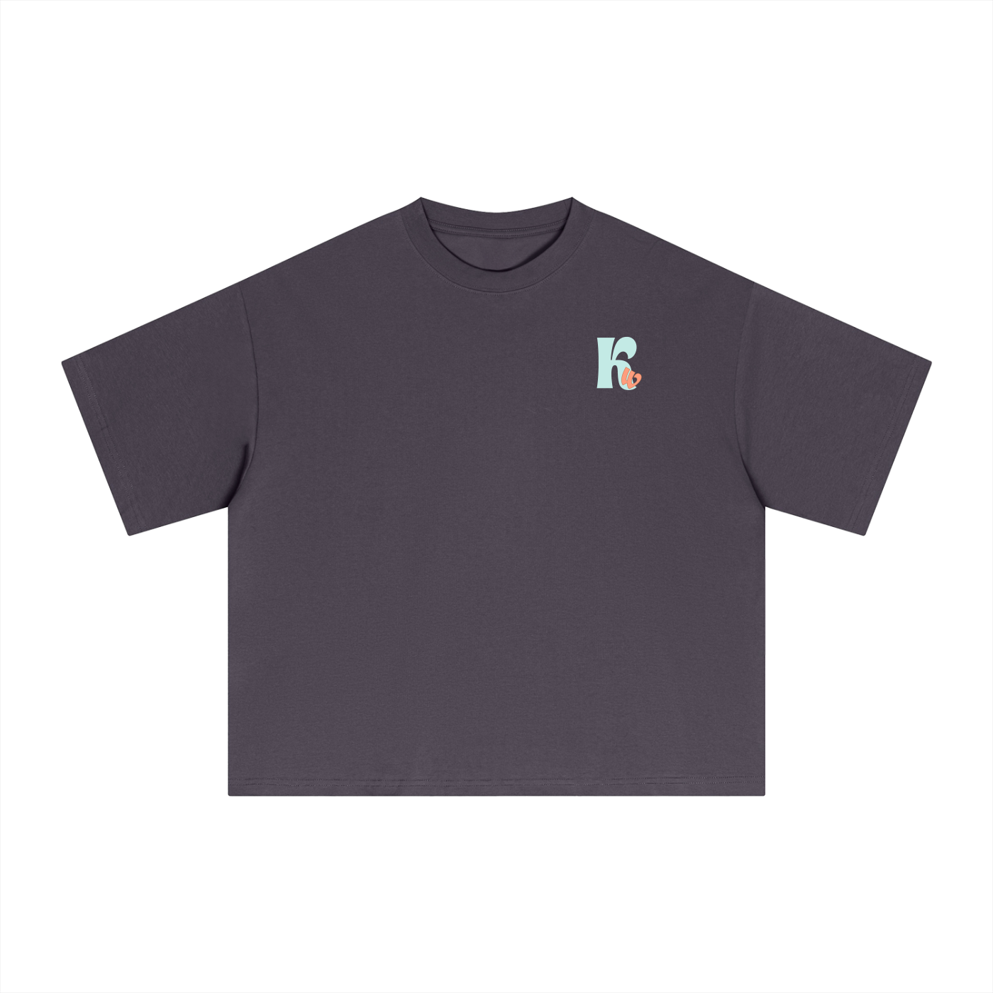 Monday Again tee - Plum Purple