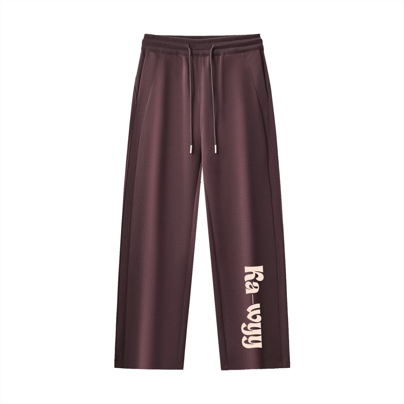 Everyday Straight-Leg Cozy Sweatpants Dark Reddish Purple