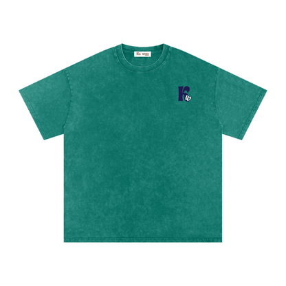 T-shirt with 'GAME OVER' text - Dark Green