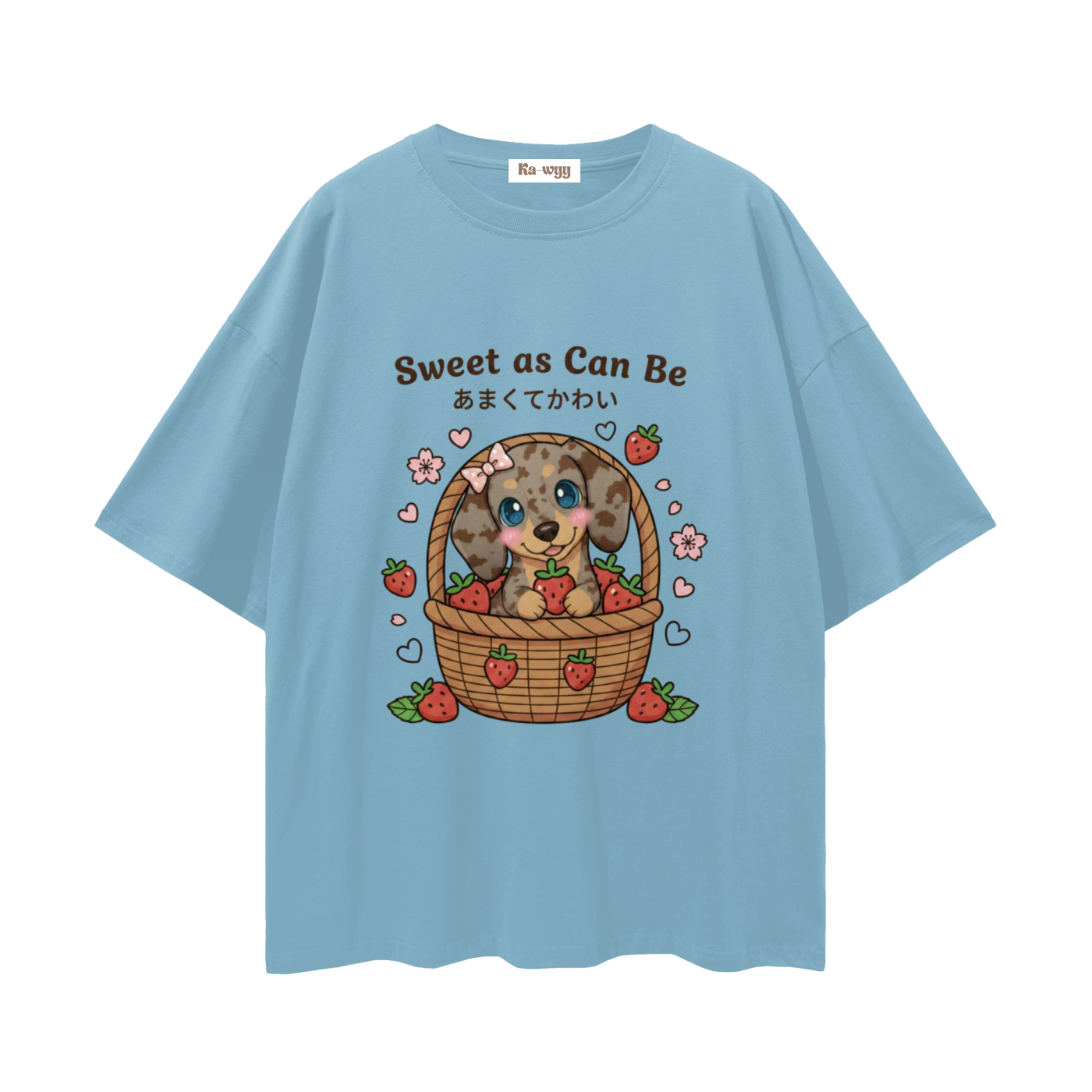 Sweet Dapple Dachshund - Loose Drop Shoulder T-Shirt