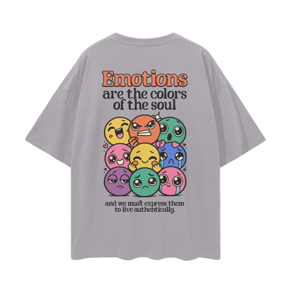 Emotions T-shirt - Light Gray