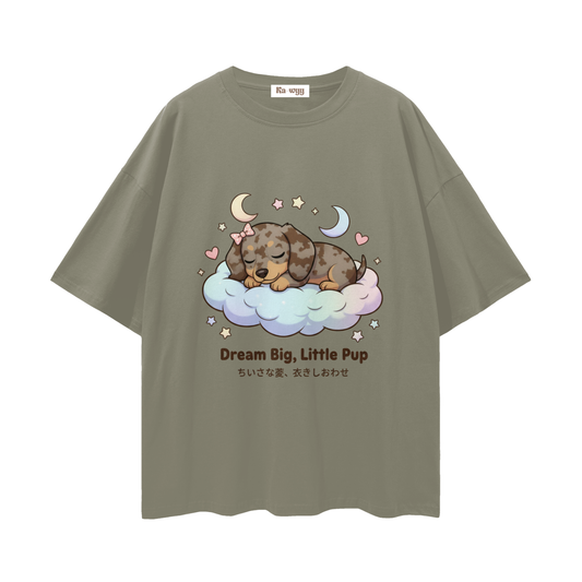 Dream Big Dapple Dachshund - Gray Green