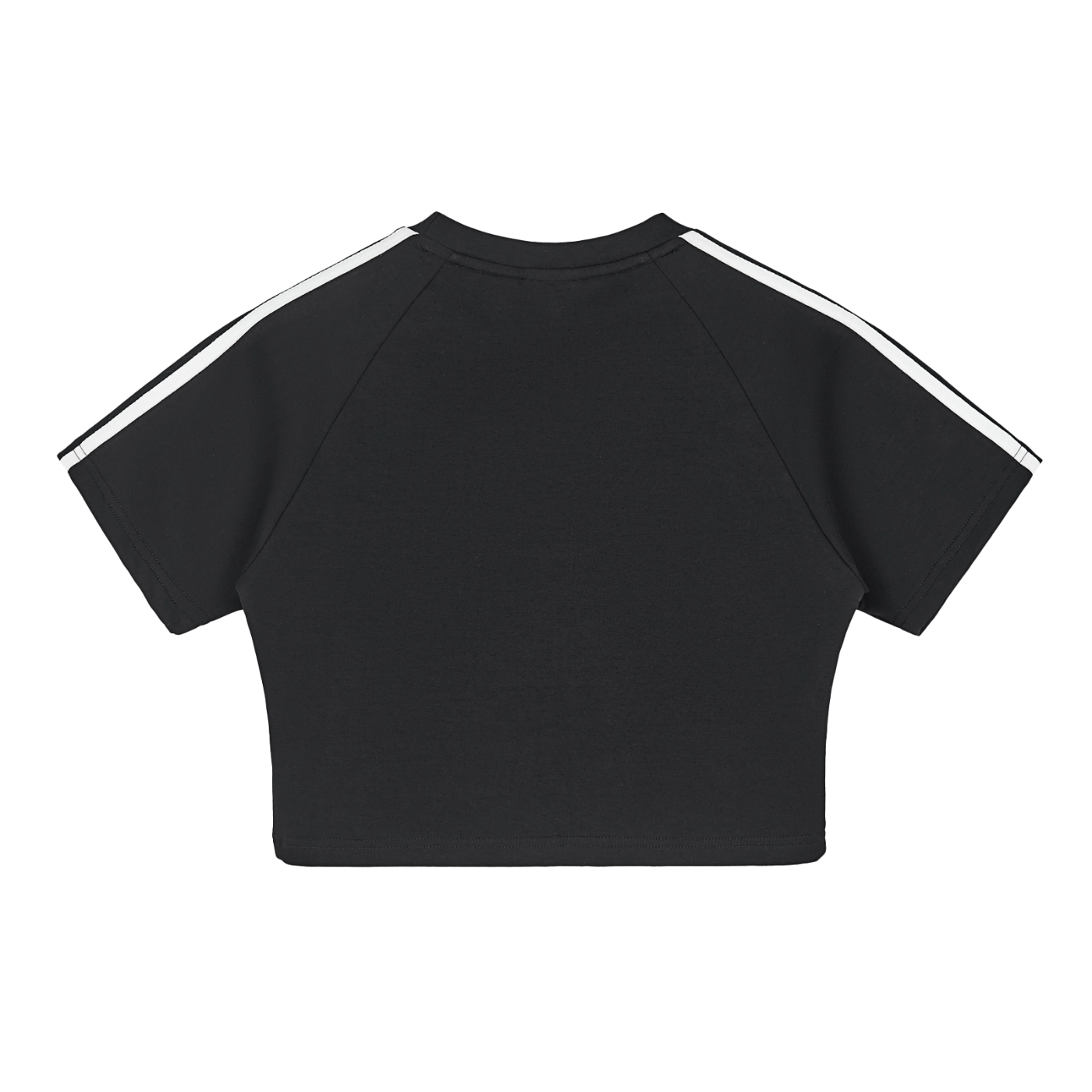 Taped Cooling Performance Crop Top - Black