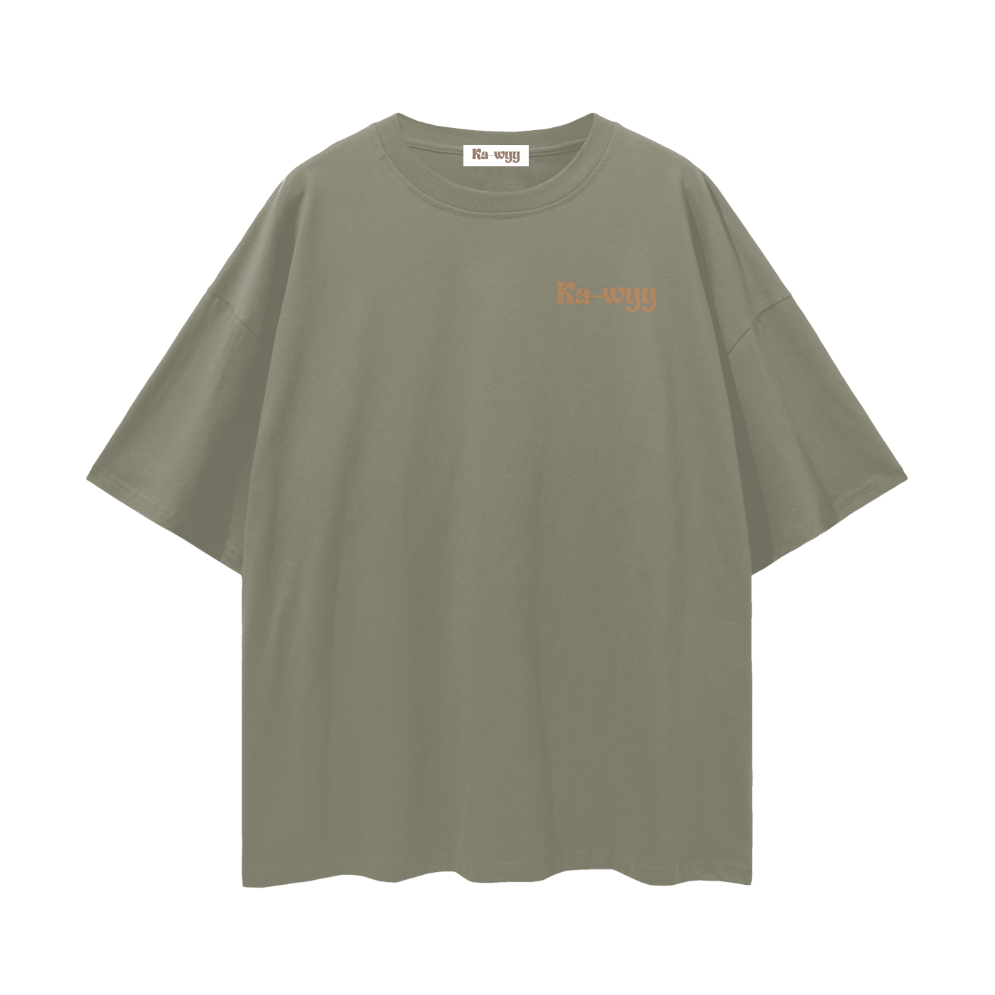 Lana (Border Collie) t-shirt cartoon dog - Gray Green
