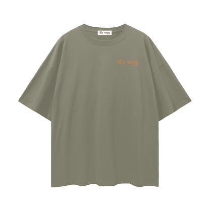 Lana (Border Collie) t-shirt cartoon dog - Gray Green