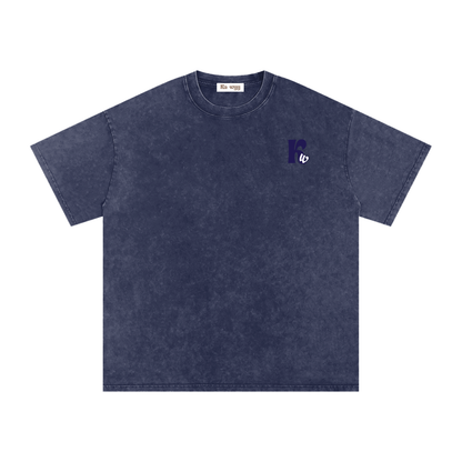 T-shirt with 'GAME OVER' text - Royal Blue