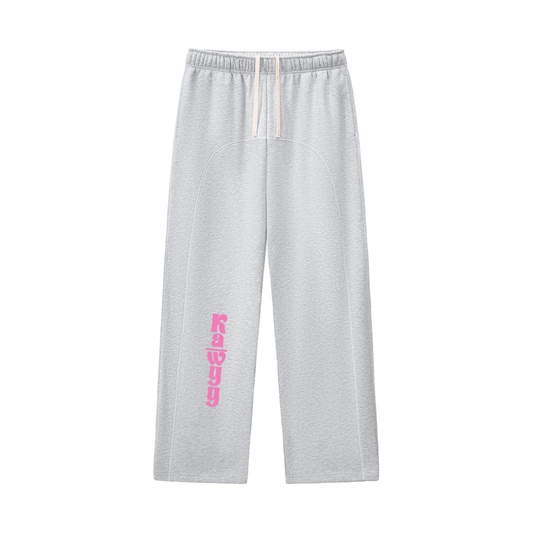 Contrast-Stitched Fleece Sweatpants