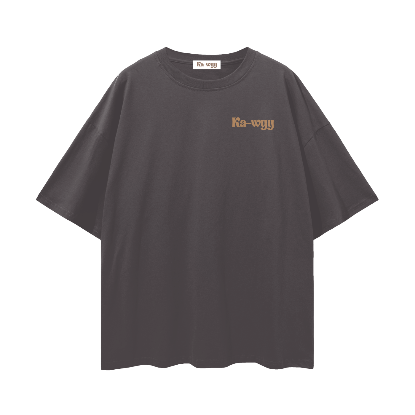 Lana (Border Collie) t-shirt cartoon dog - Dark Gray