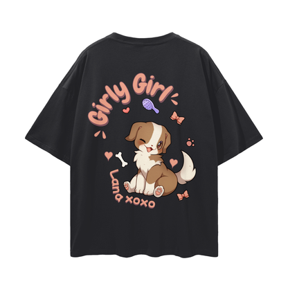 Lana (Border Collie) t-shirt cartoon dog - Black Beauty