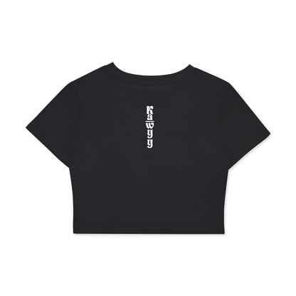 Fitted Crop Cotton T-Shirt