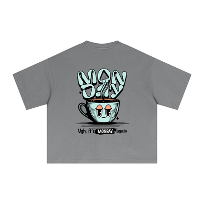 Monday Again tee - Gray