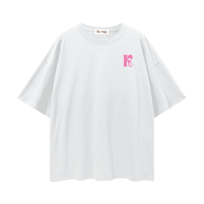 T-shirt with 'Good Vibes' text - Lucent White