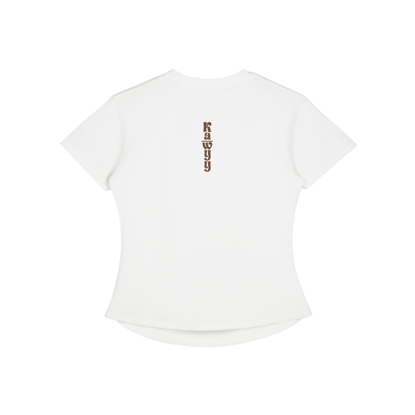 Vintage Washed Bodycon Cotton T-Shirt