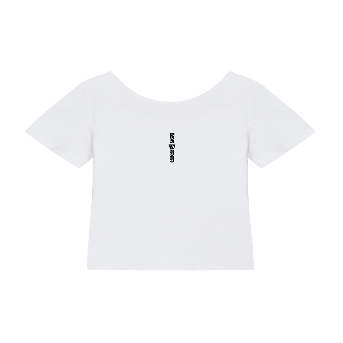 Essential Cotton Bodycon Crop Top - White