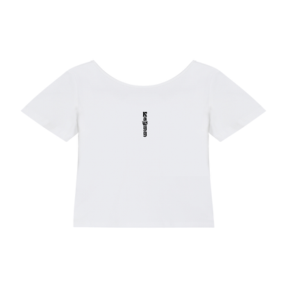 Essential Cotton Bodycon Crop Top - White