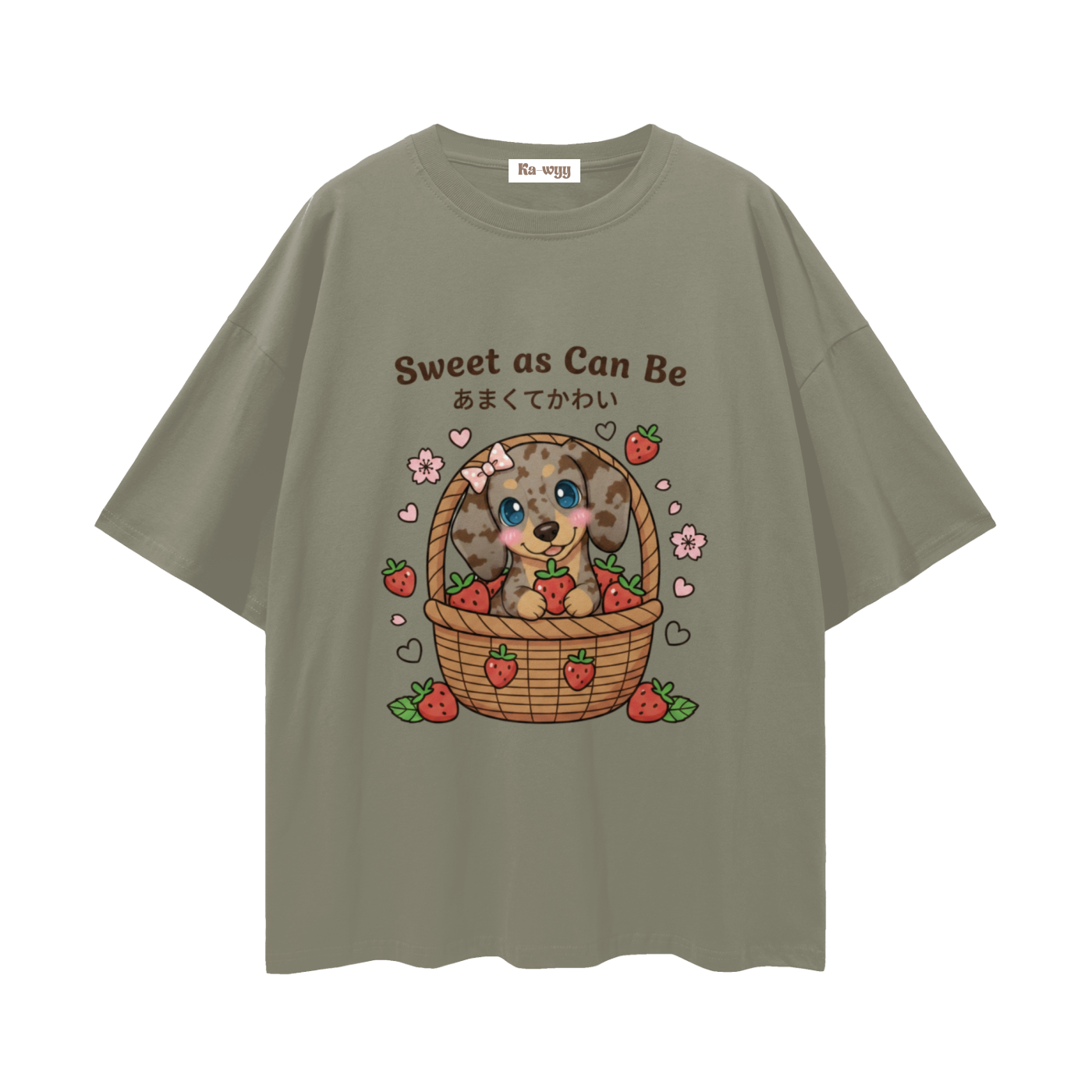 Sweet Dapple Dachshund - Loose Drop Shoulder T-Shirt