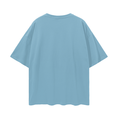 Astro Lana - Loose Drop Shoulder T-Shirt - Medium Blue