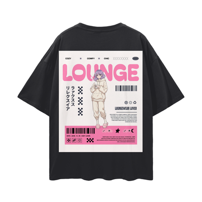 T-shirt with a graphic design Anime Girl. - Black Beauty