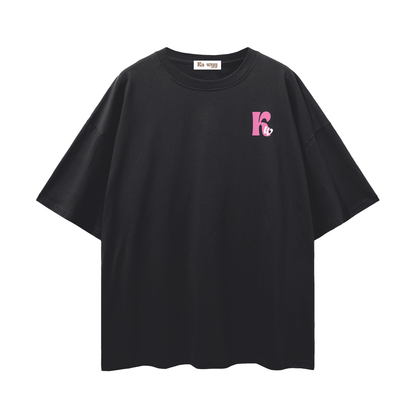 T-shirt with a graphic design Anime Girl. - Black Beauty