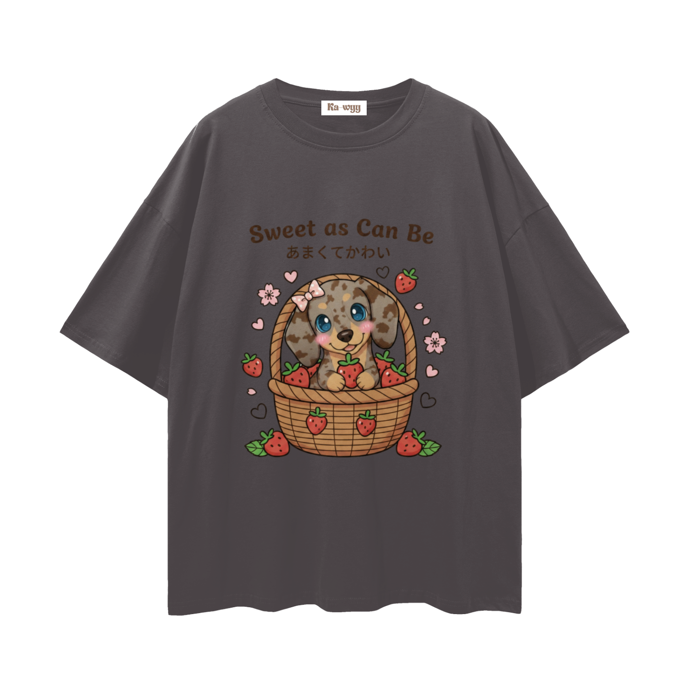 Sweet Dapple Dachshund - Loose Drop Shoulder T-Shirt