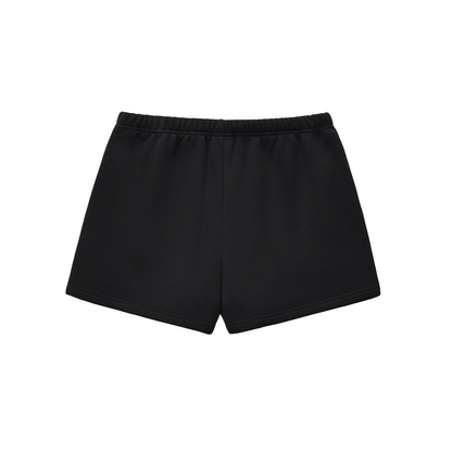 Essential Fleece Drawstring Sweatshorts Black