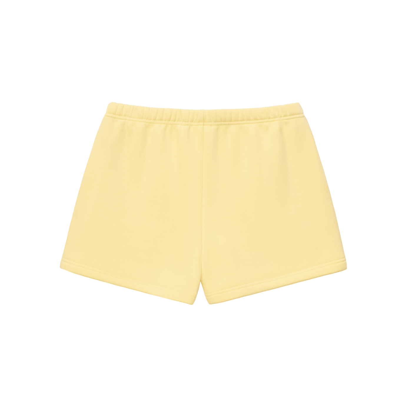 Essential Fleece Drawstring Sweatshorts Yellow