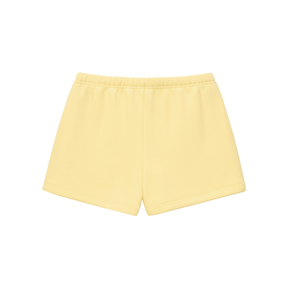 Essential Fleece Drawstring Sweatshorts Yellow
