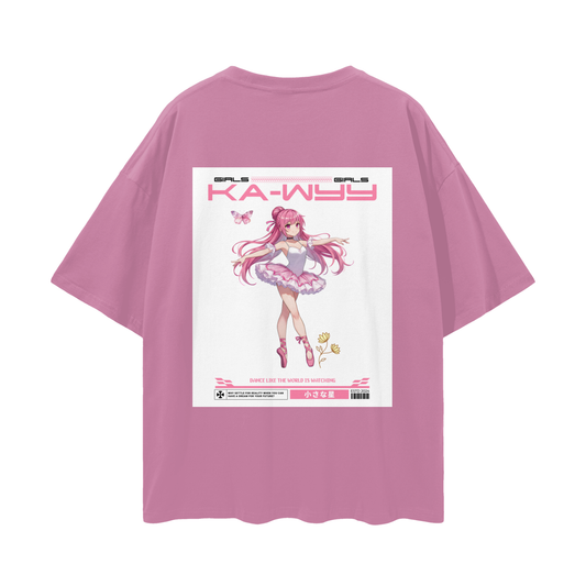 Ballerina  t-shirt anime-style - Bean Paste Red