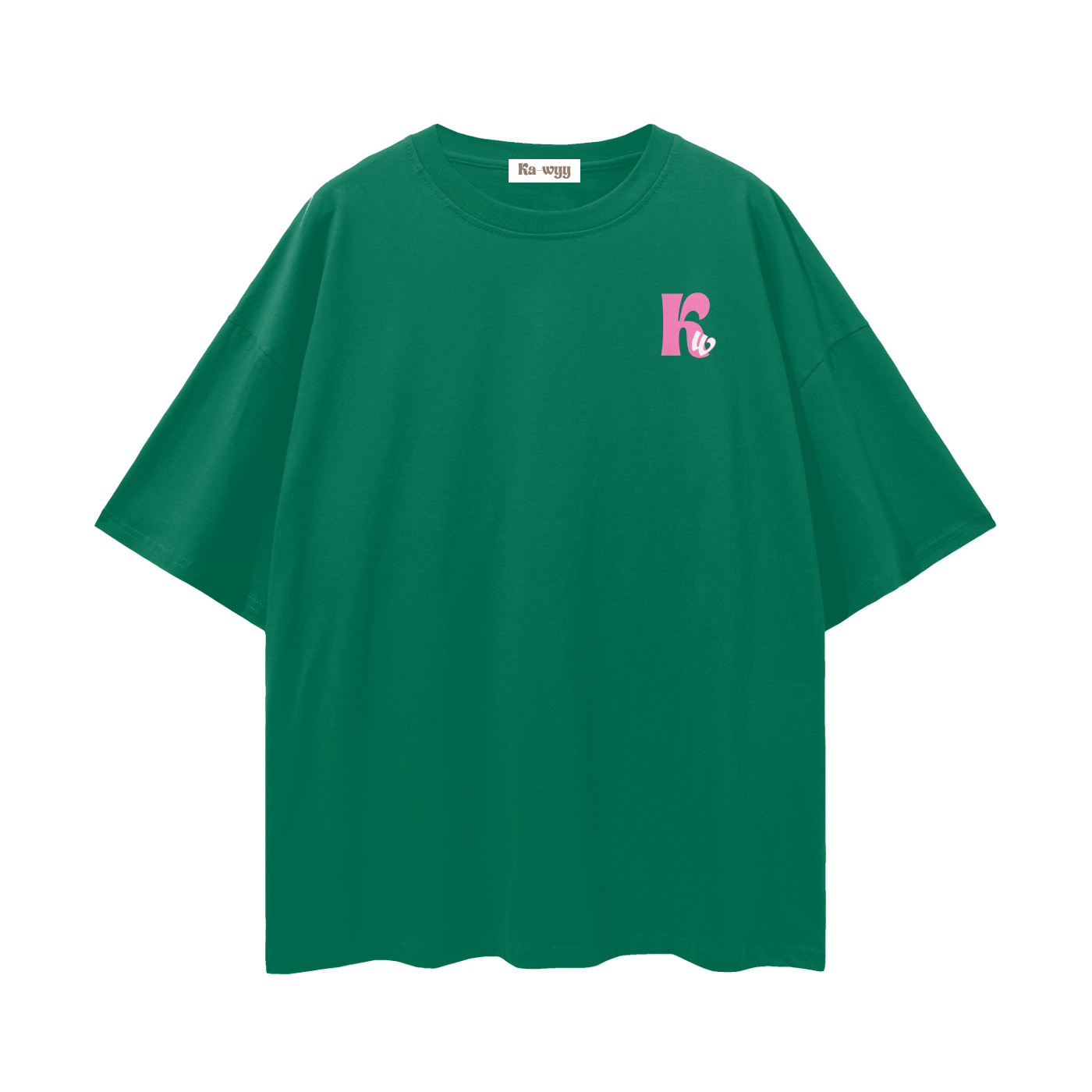 T-shirt with 'Good Vibes' text - Green