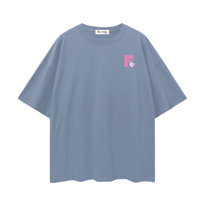 T-shirt with a graphic design Anime Girl. - Rain Washed
