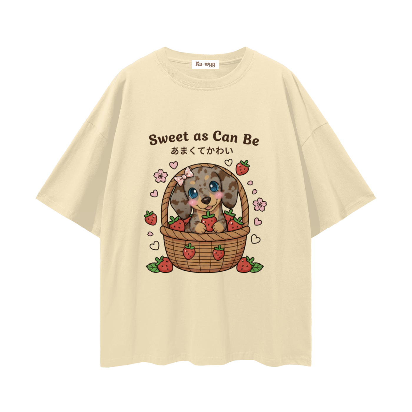 Sweet Dapple Dachshund - Loose Drop Shoulder T-Shirt