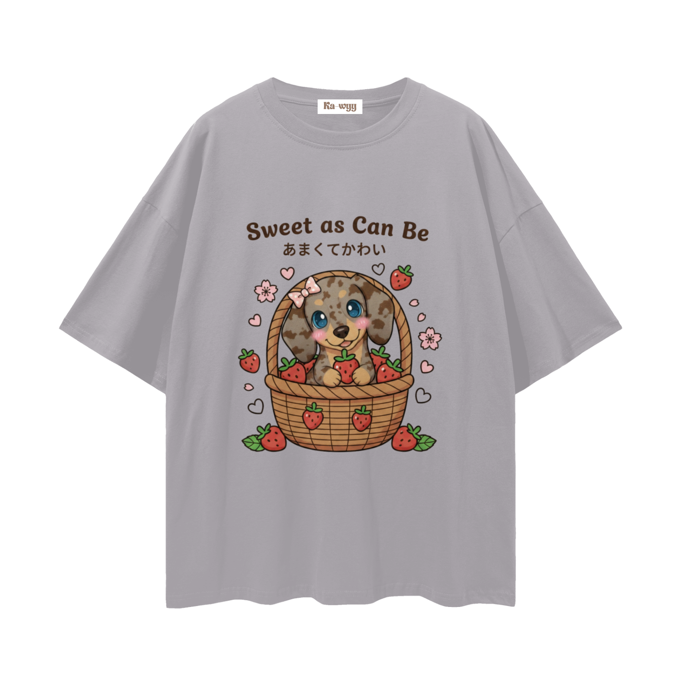 Sweet Dapple Dachshund - Loose Drop Shoulder T-Shirt