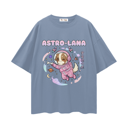 Astro Lana - Loose Drop Shoulder T-Shirt - Rain Washed