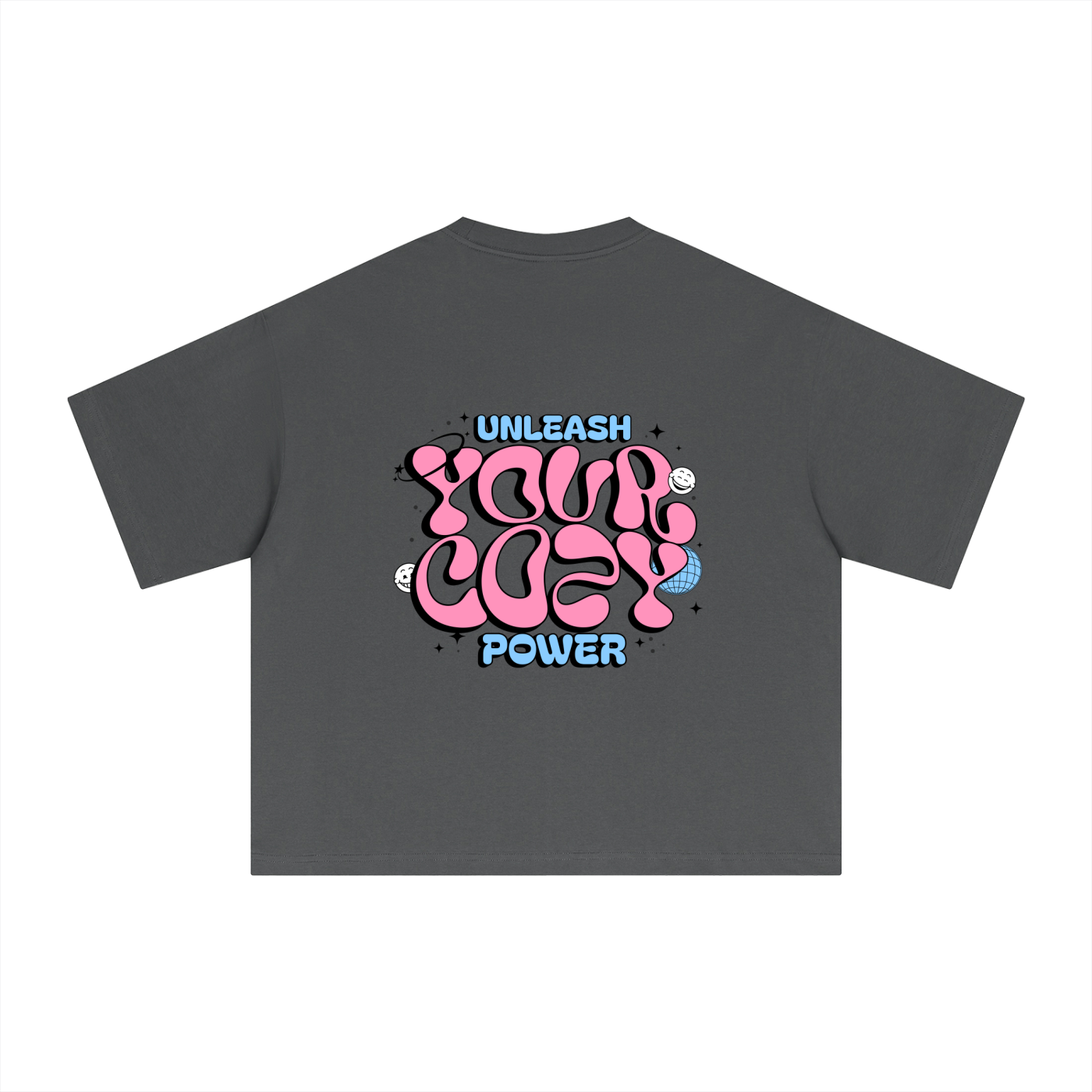 Cozy Power t-shirt - Charcoal Gray