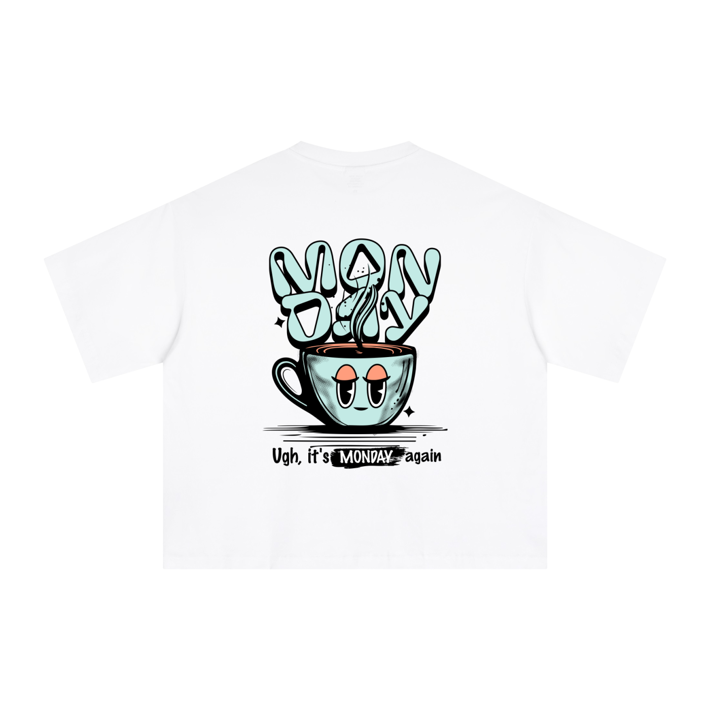 Monday Again tee - White