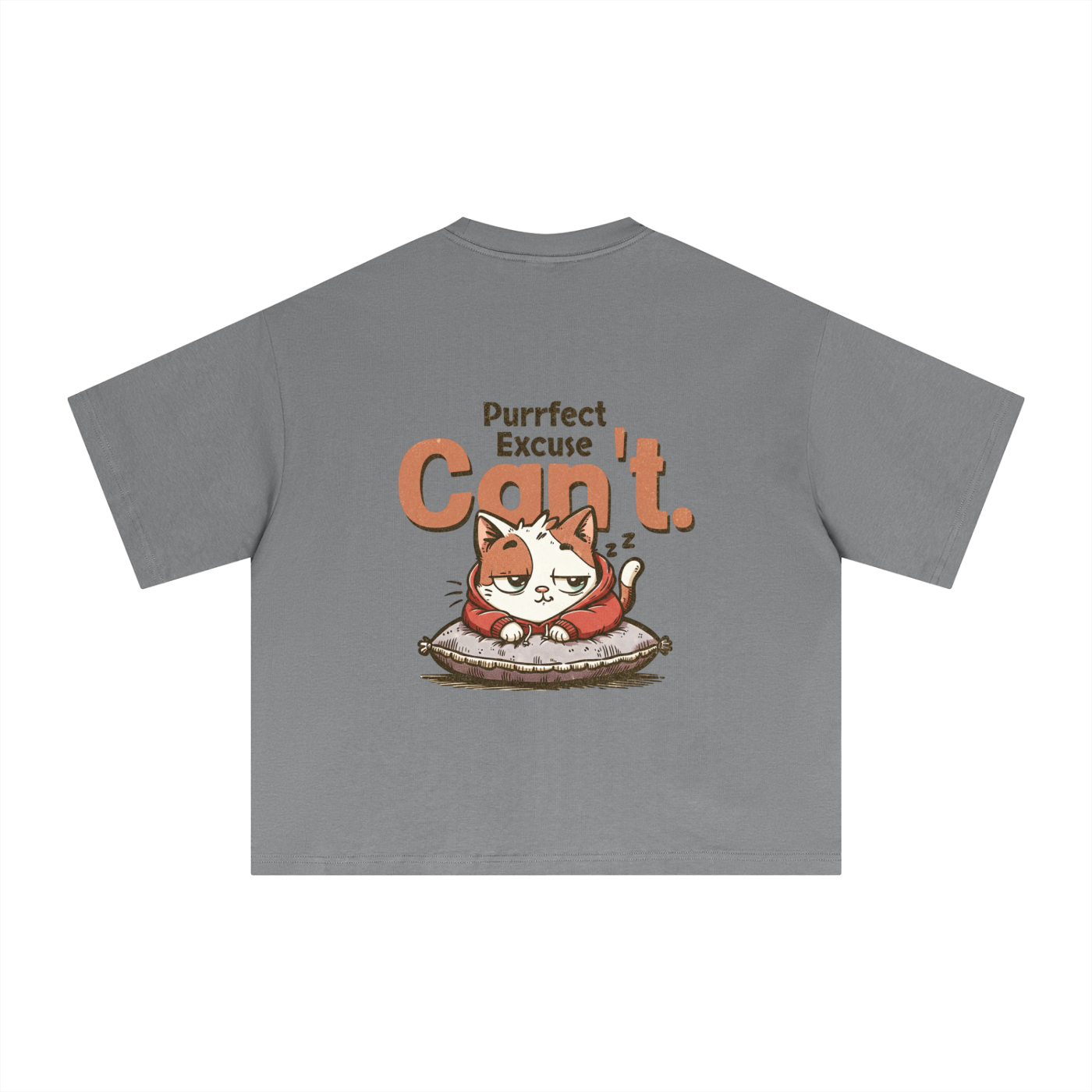 Purrfect Excuse t-shirt - Gray