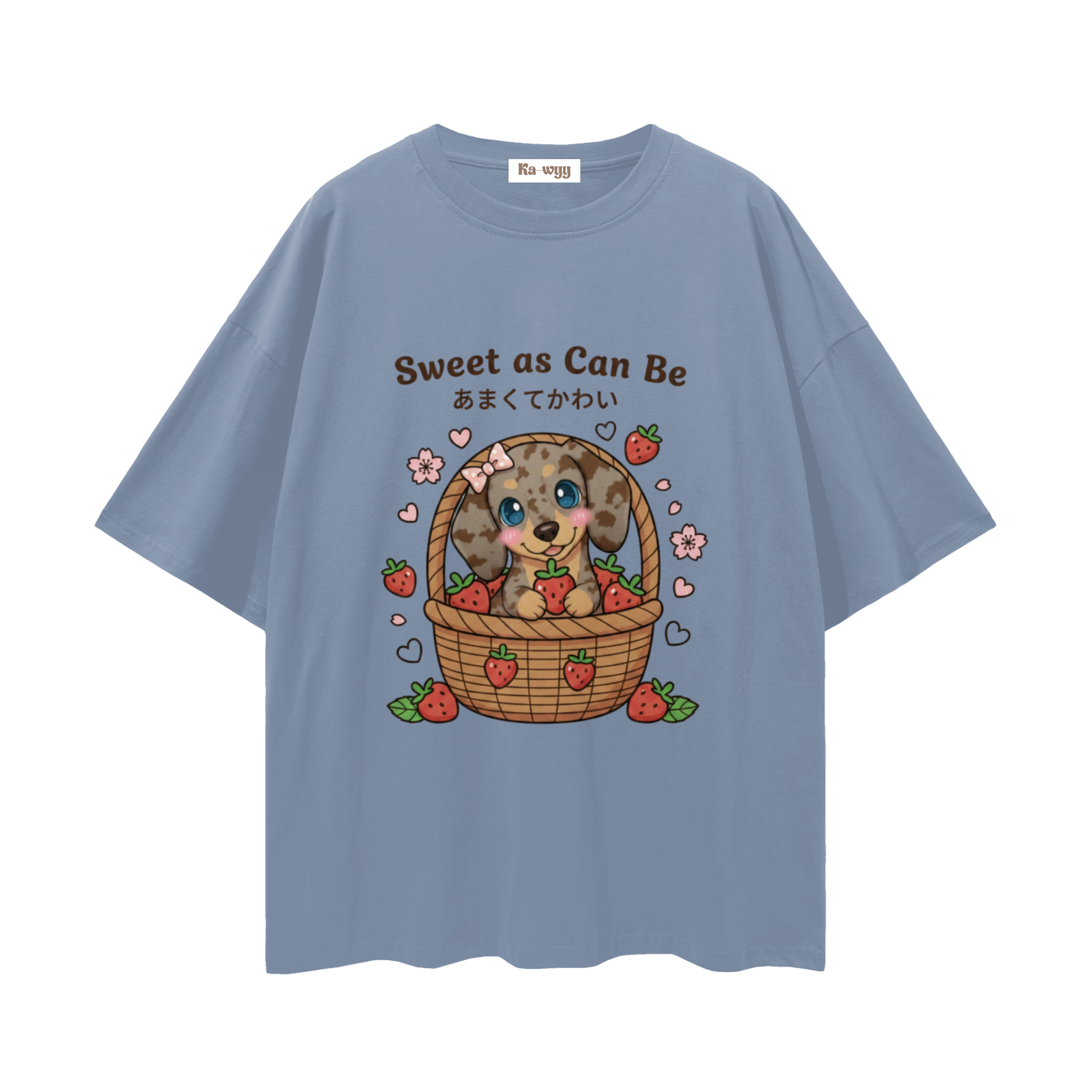 Sweet Dapple Dachshund - Loose Drop Shoulder T-Shirt