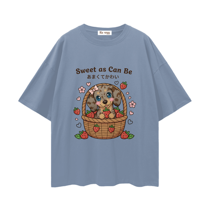 Sweet Dapple Dachshund - Loose Drop Shoulder T-Shirt