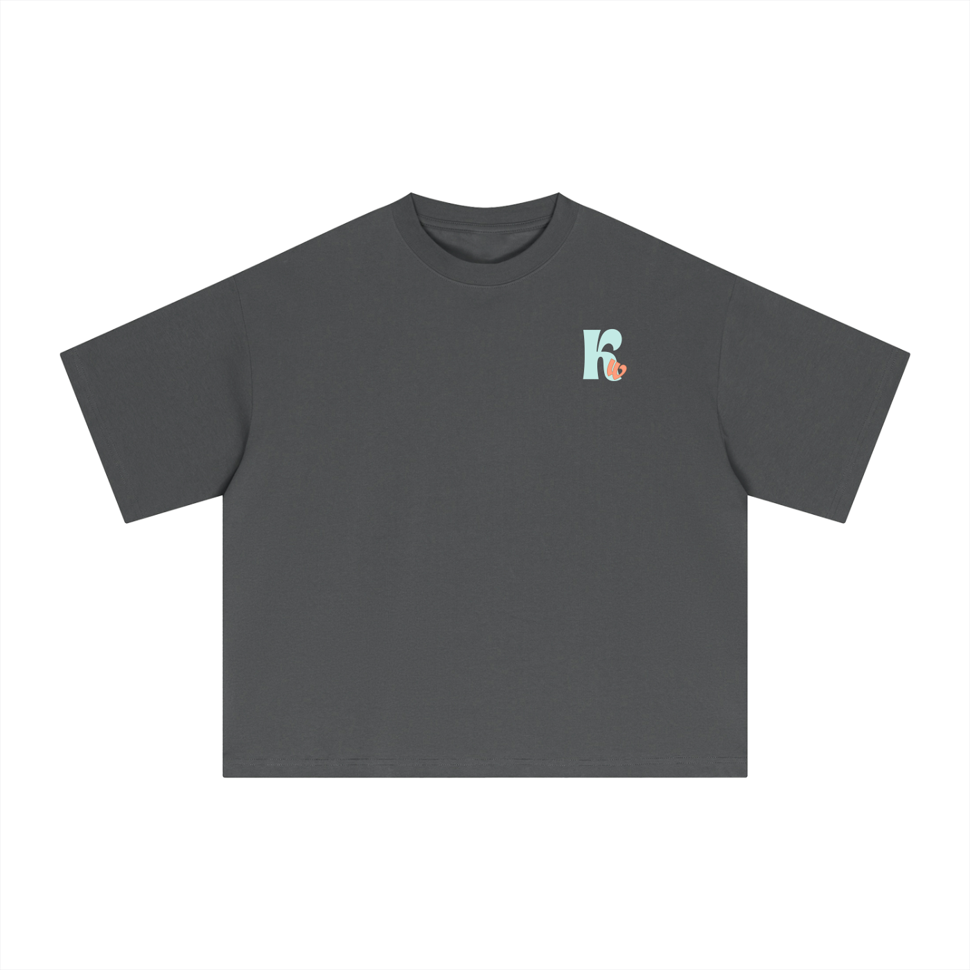 Monday Again tee - Charcoal Gray